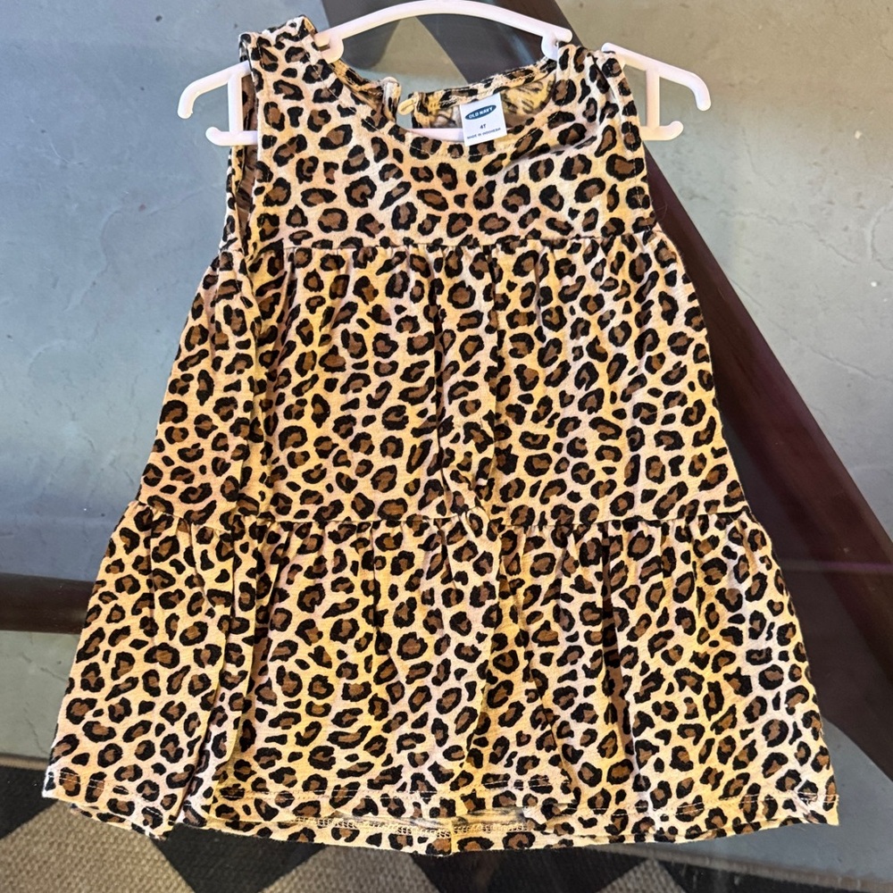 Old Navy Kids Dress in Leopard Pattern